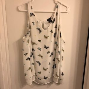 White chiffon blouse